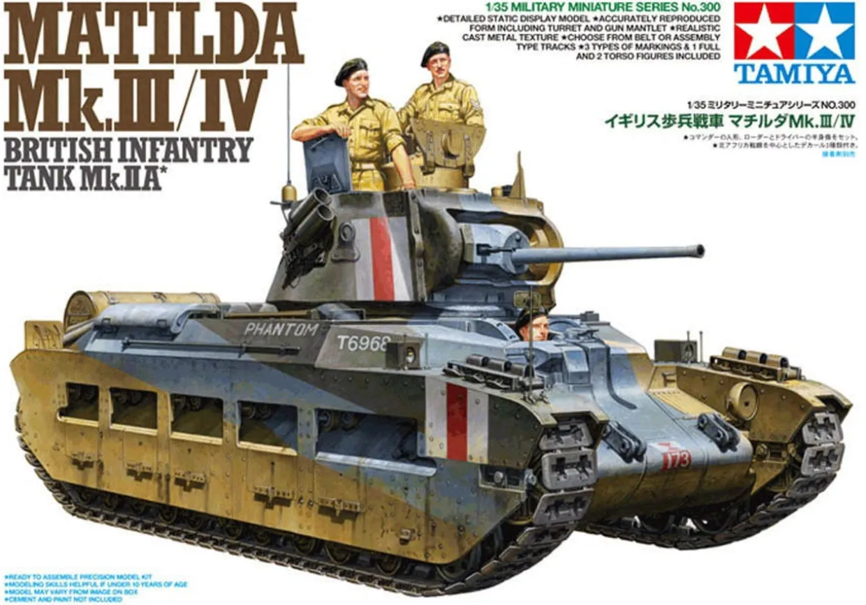 Tamiya 1/35 Matilda II Mk.III/IV Infantry Tank