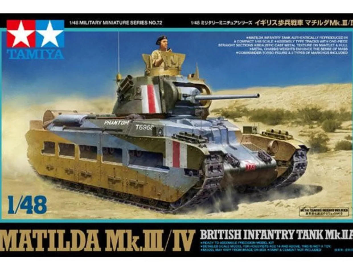 Tamiya 1/48 Matilda II Tank Mk.III/IV
