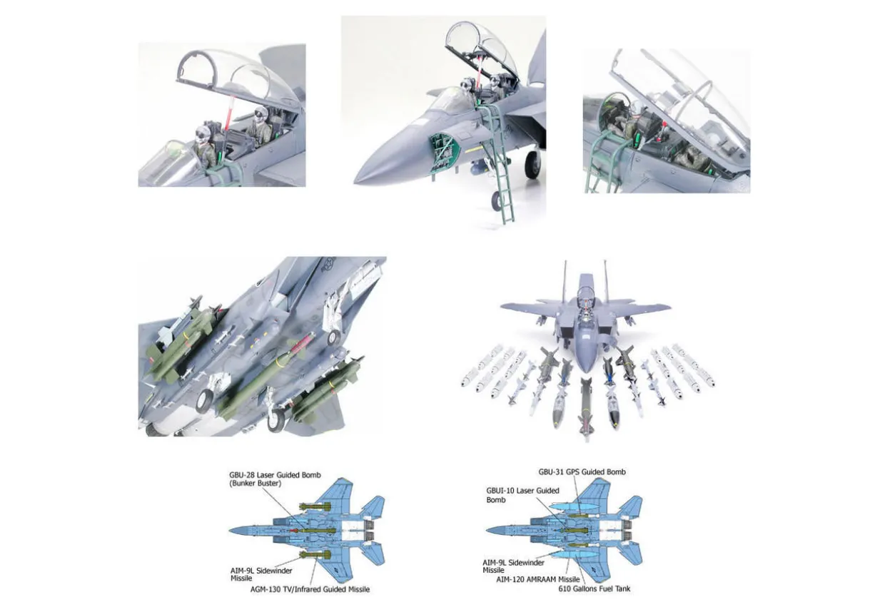 Tamiya 1/32 McDonnell Douglas F-15E Eagle Bunker Buster