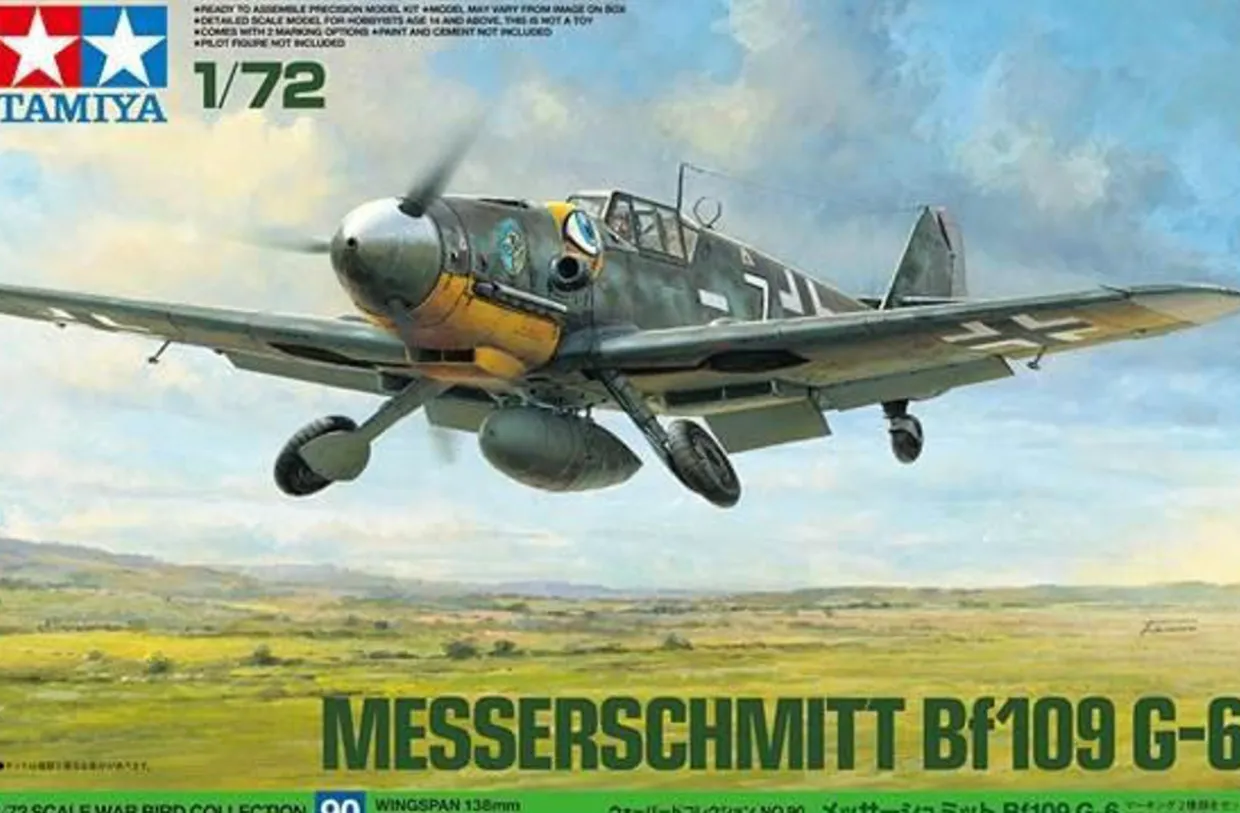 Tamiya 1/72 Messerschmitt BF109 G-6