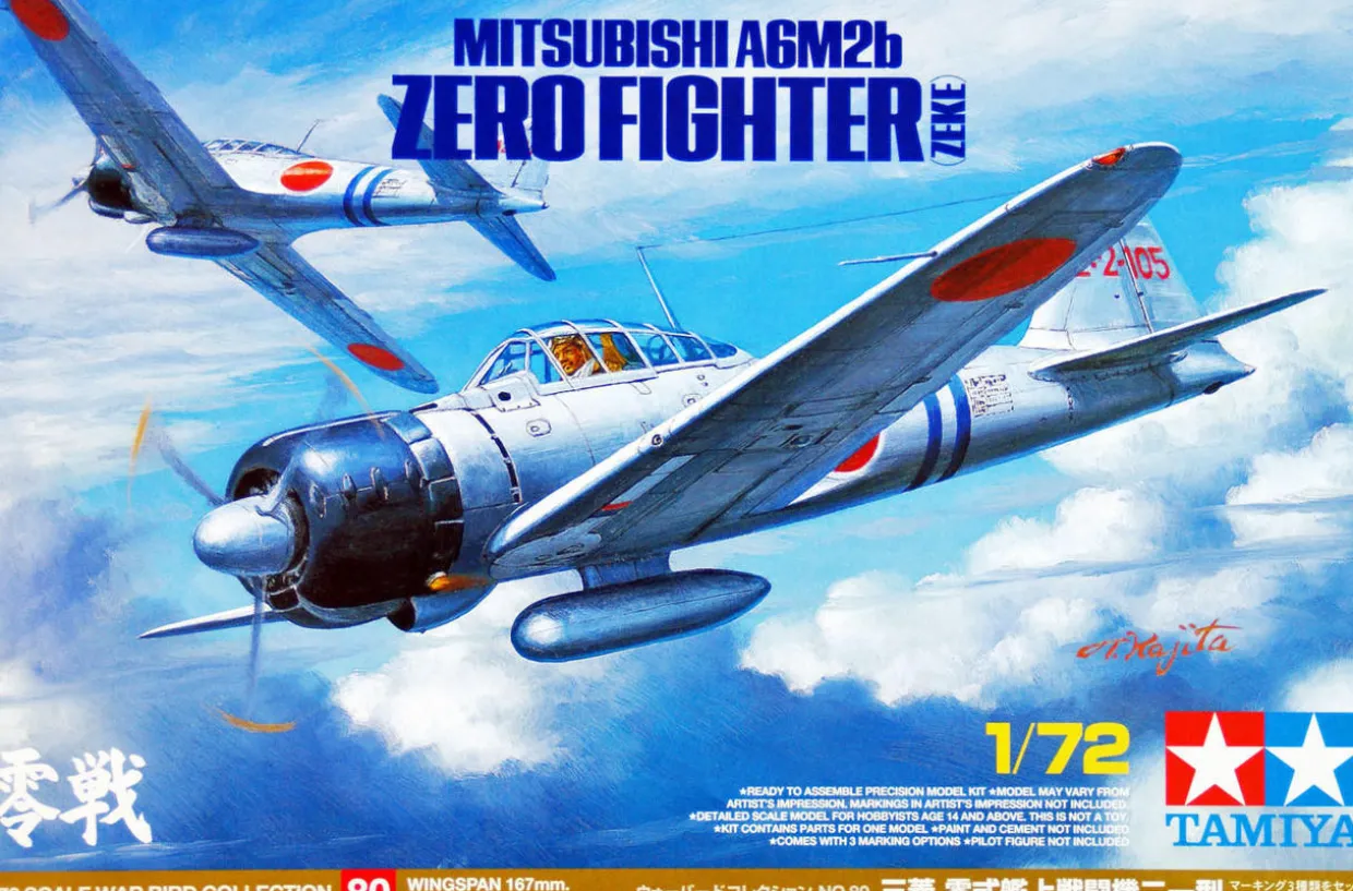 Tamiya 1/72 Mitsubishi A6M2b Zero (Zeke)