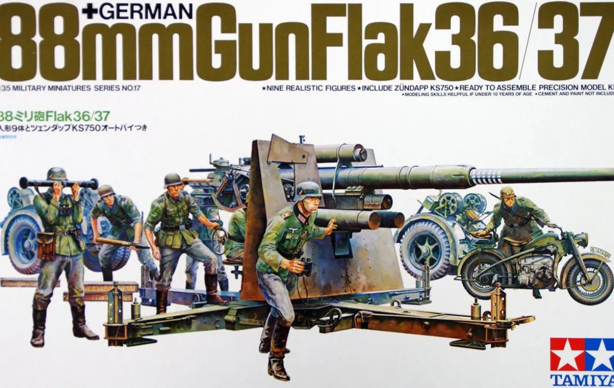Tamiya 1/35 88mm Flak 36/37