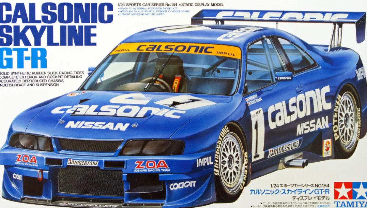 Tamiya 1/24 Nissan Skyline GT-R R33 Calsonic