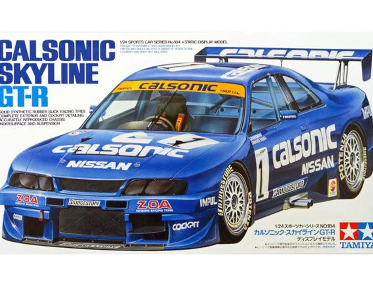 Tamiya 1/24 Nissan Skyline GT-R R33 Calsonic