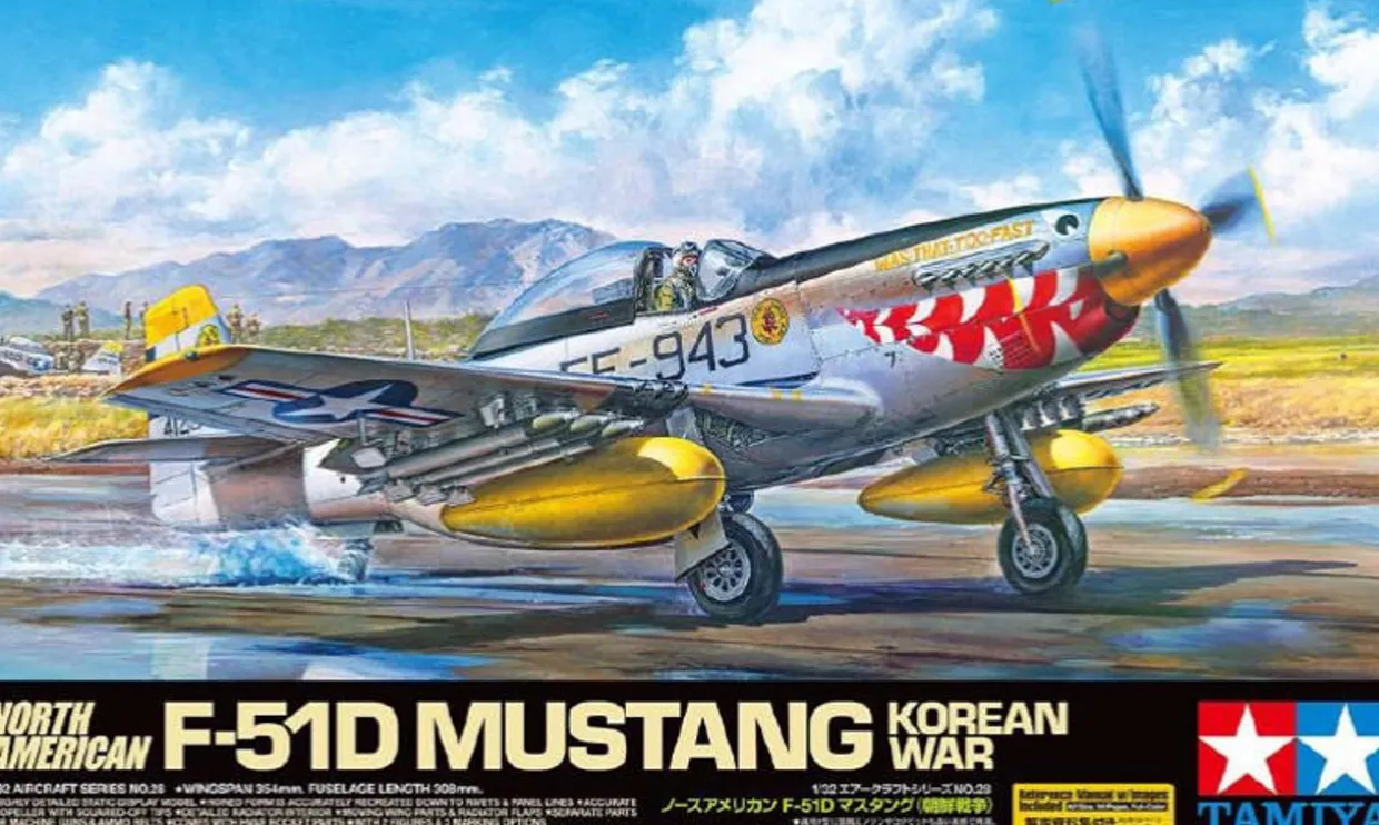 Tamiya 1/32 North American F-51D Mustang Korean War