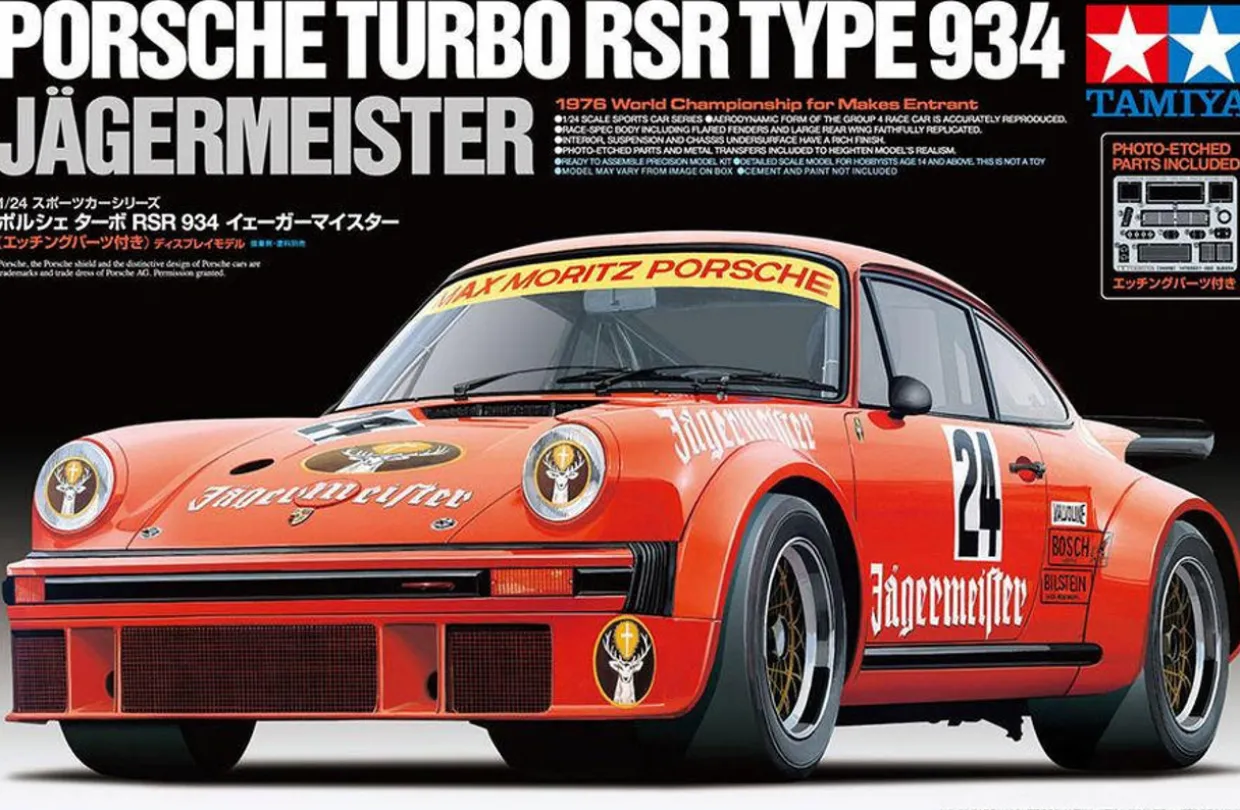 Tamiya 1/24 Porsche Turbo RSR Type 934 Jagermeister