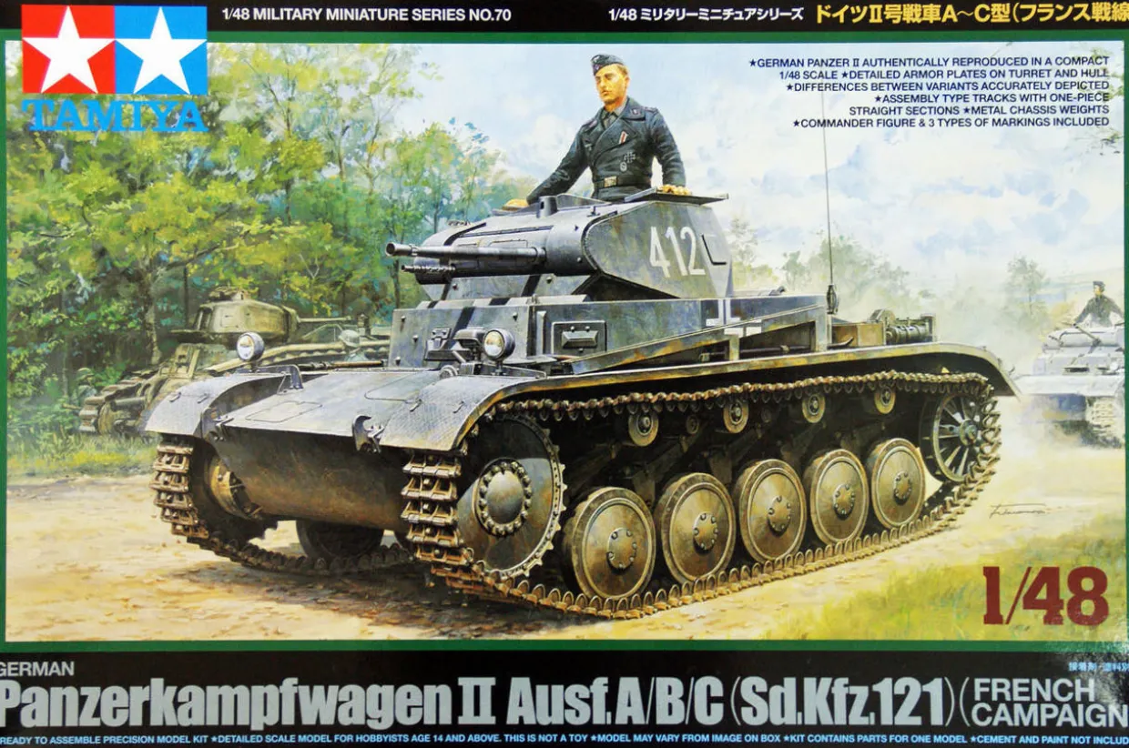 Tamiya 1/48 Pz.Kpfw.II Ausf.A/B/C Panzer II