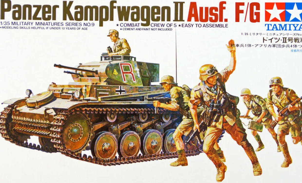 Tamiya 1/35 Pz.Kpfw.II Ausf.F/G Panzer II