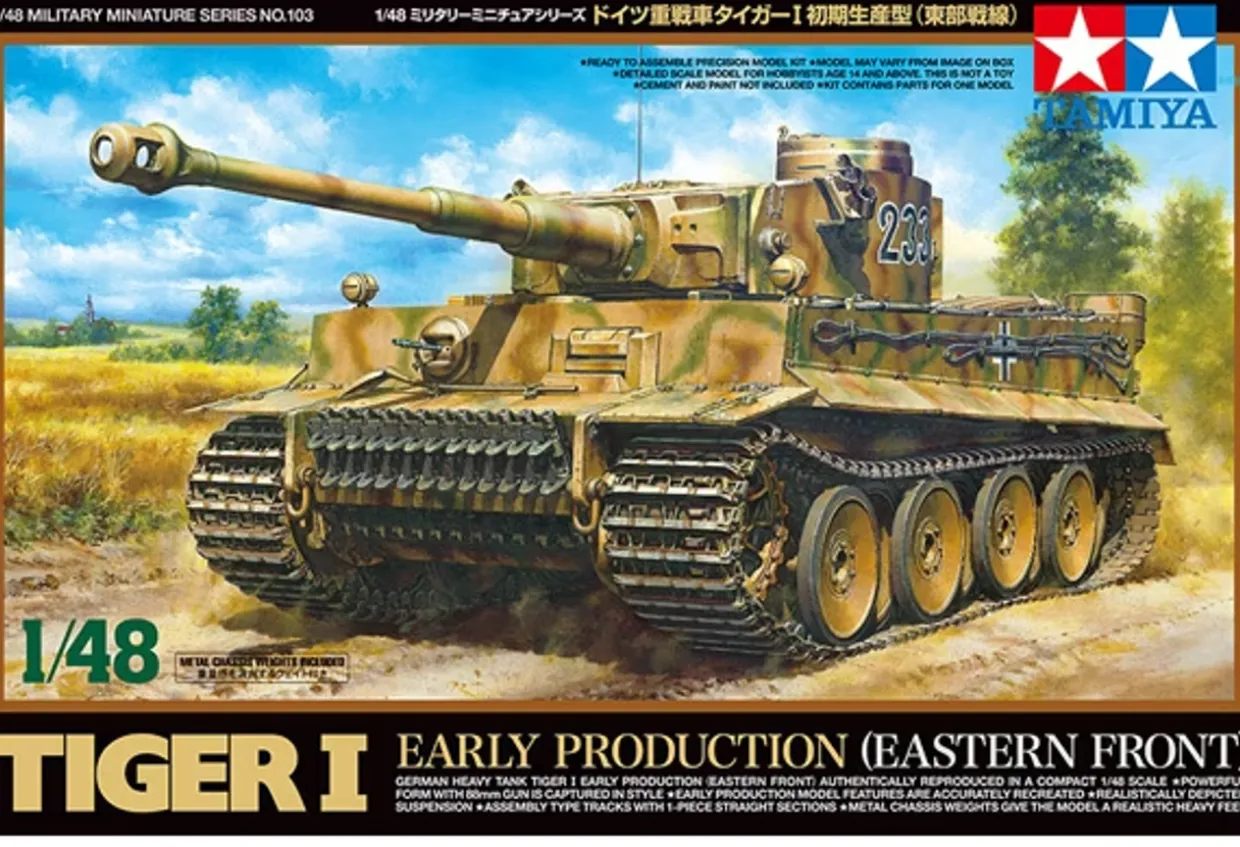 Tamiya 1/48 Pz.Kpfw.VI Ausf.H Tiger I Early Production Eastern Front