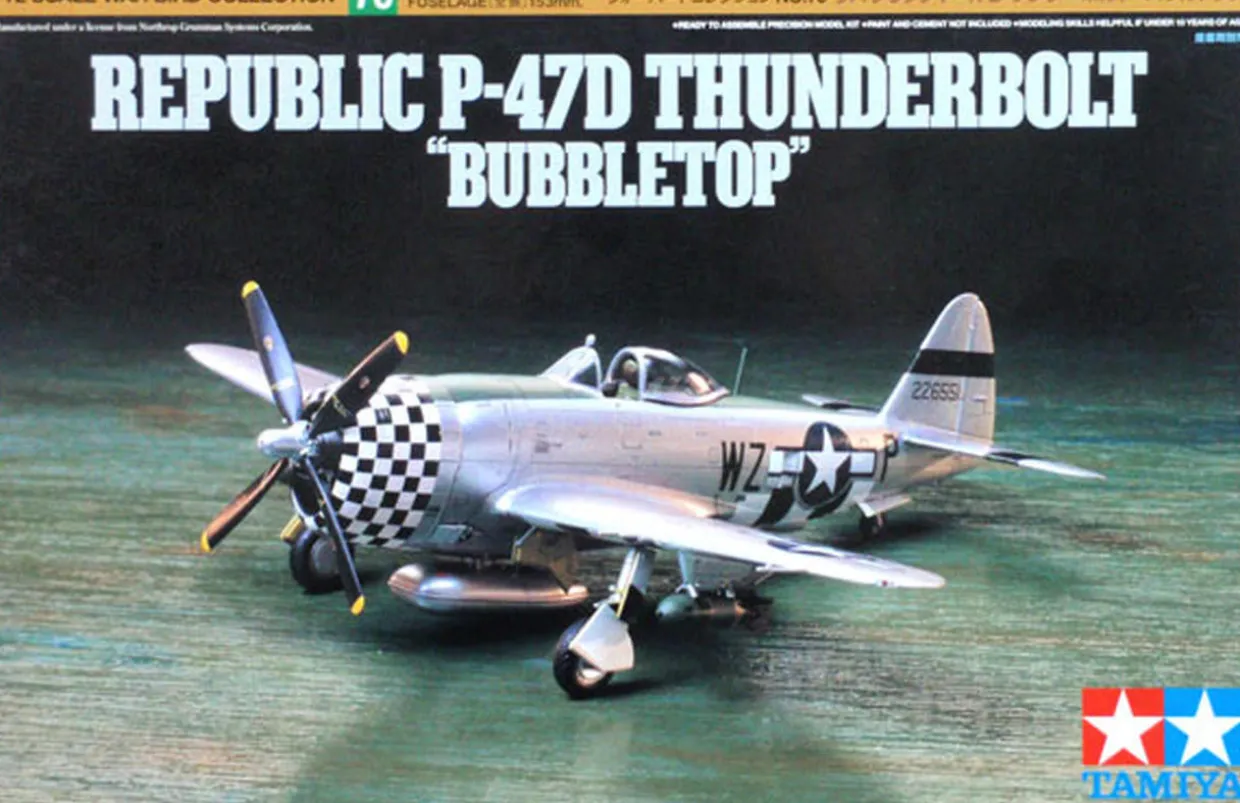 Tamiya 1/72 Republic P-47D Thunderbolt Bubbletop