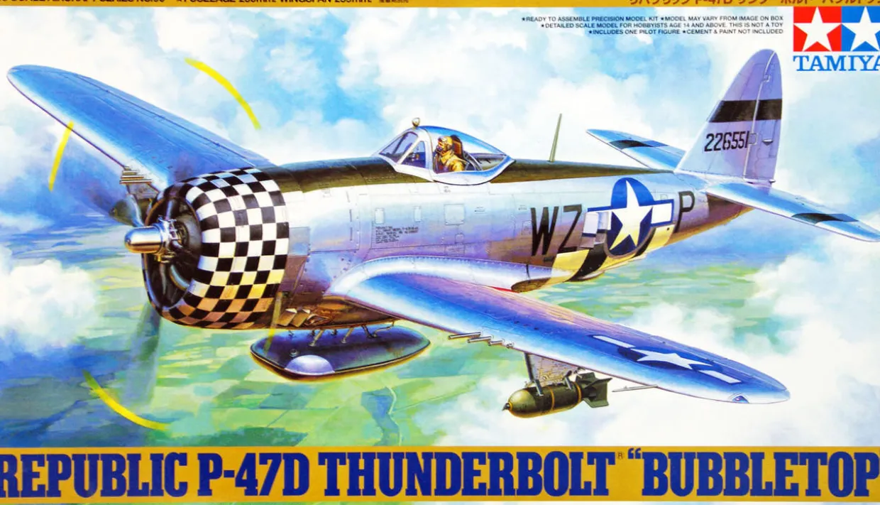Tamiya 1/48 Republic P-47D Thunderbolt Bubbletop