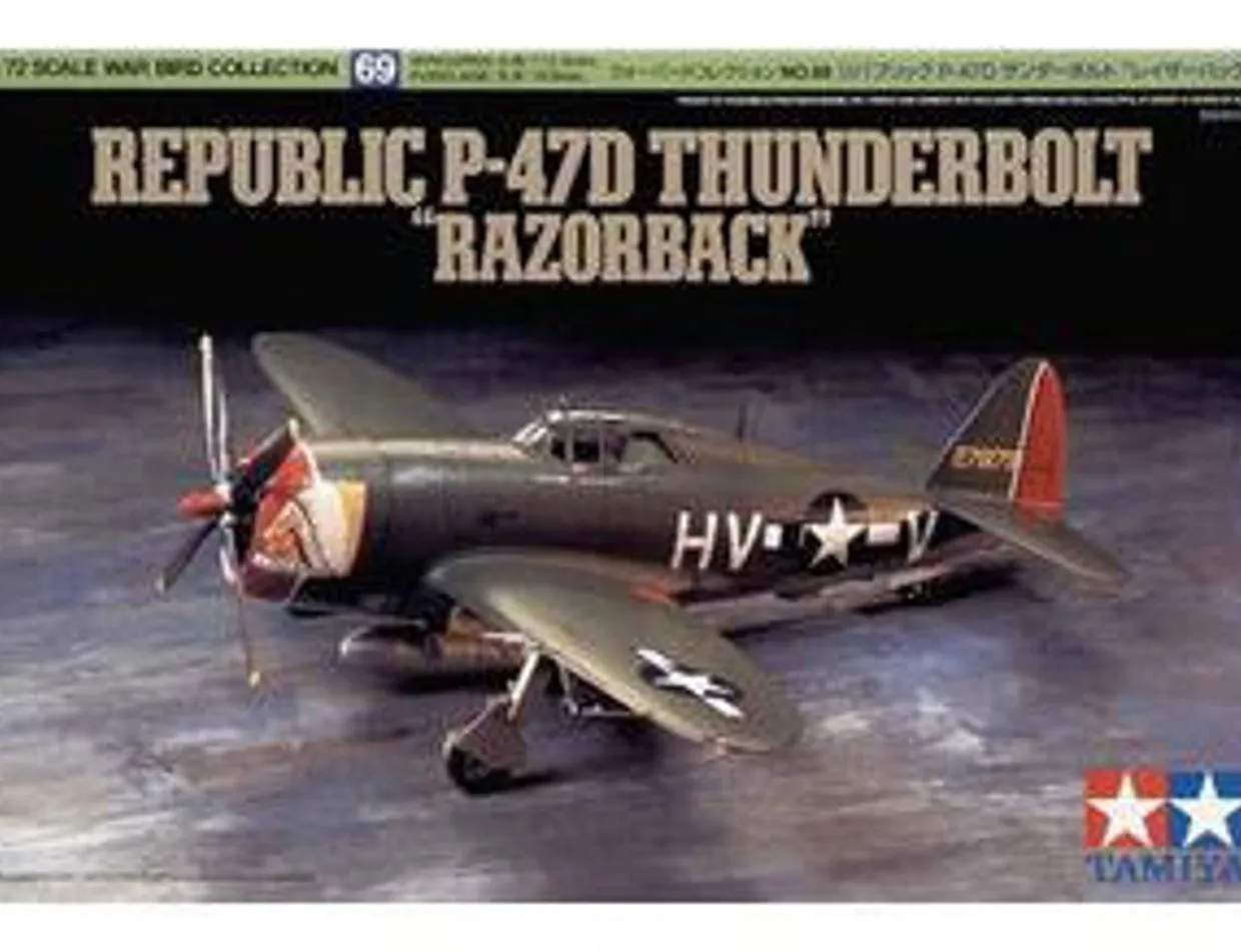 Tamiya 1/72 Republic P-47D Thunderbolt Razorback
