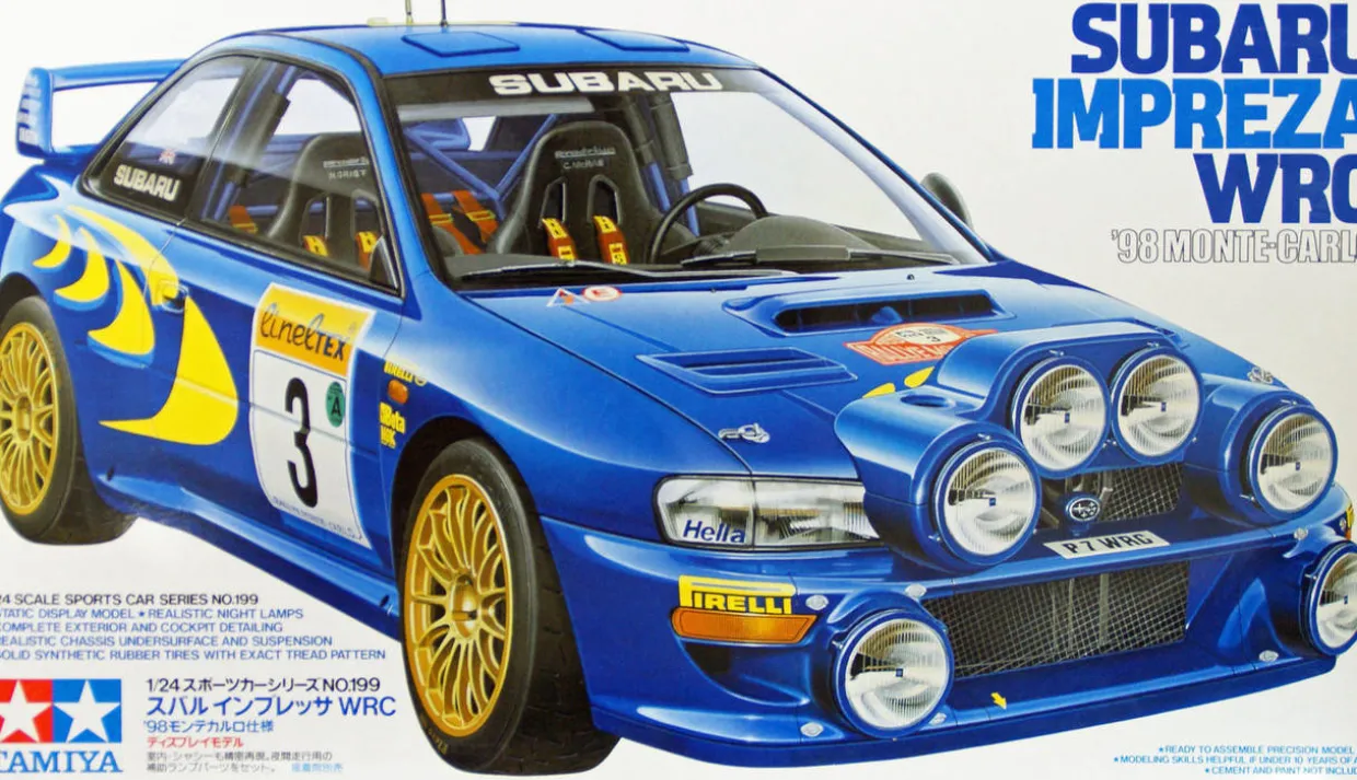 Tamiya 1/24 Subaru Impreza WRC 1998 Monte Carlo