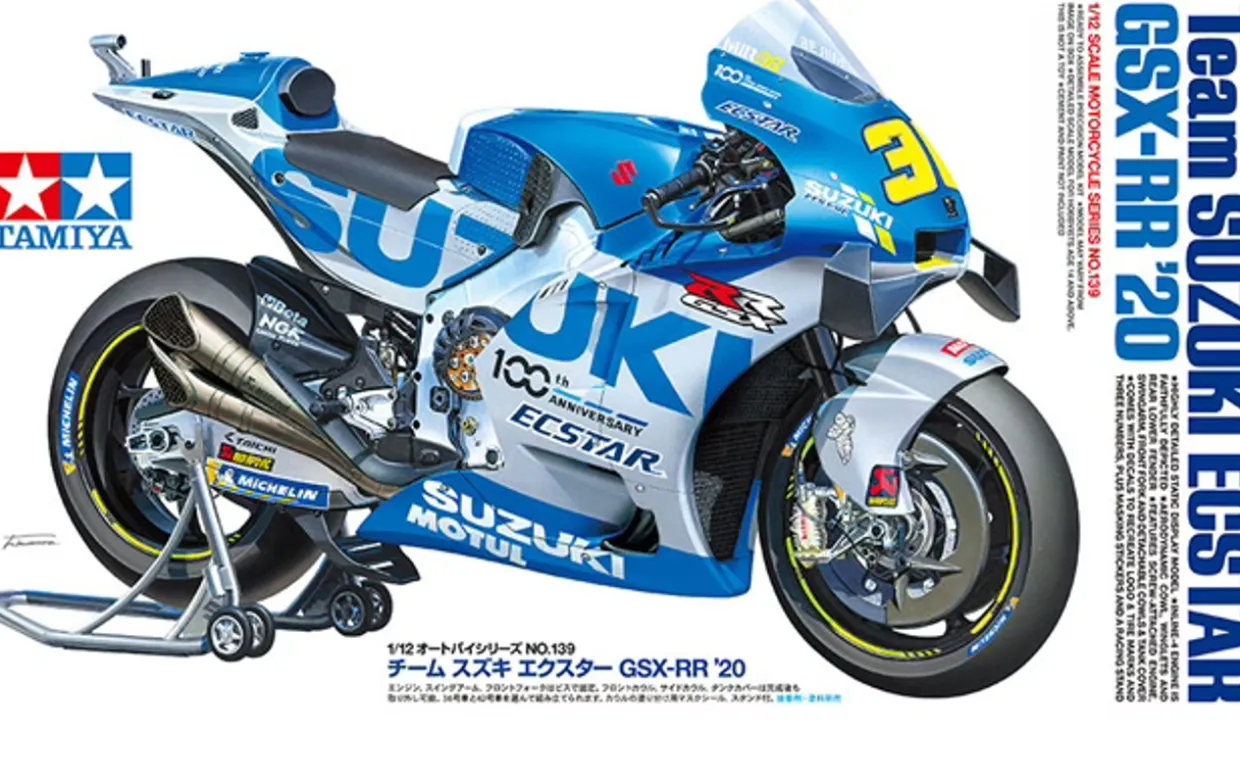Tamiya 1/12 Team Suzuki Ecstar GSX-RR 2020 Model Kit