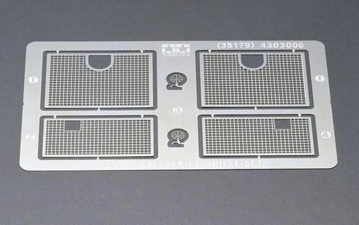 Tamiya 1/35 Tiger I Photo-Etched Grilles Set