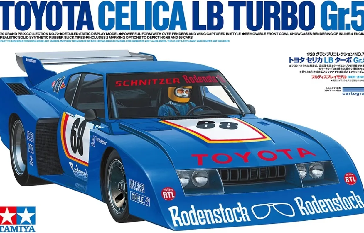 Tamiya 1/20 Toyota Celica LB Turbo Gr.5