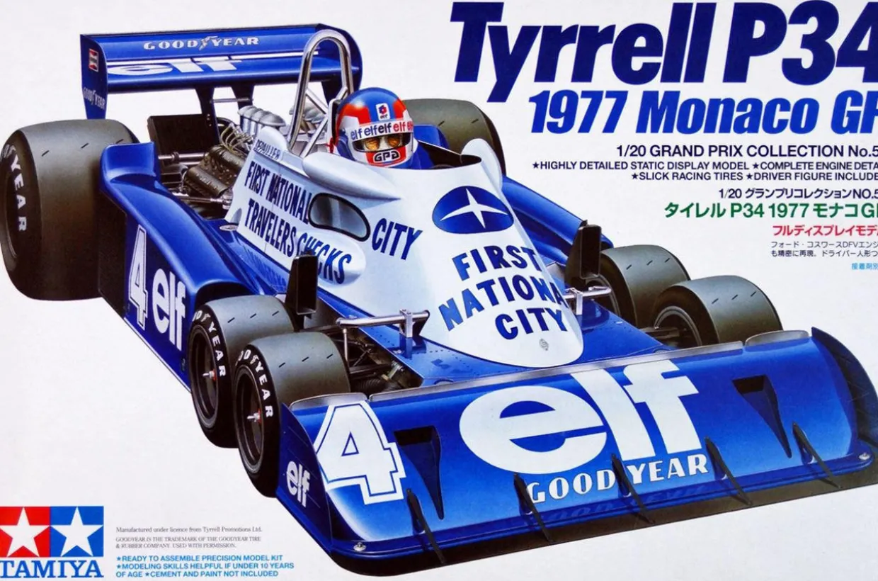 Tamiya 1/20 Tyrrell P34 Monaco 1977 Model Kit