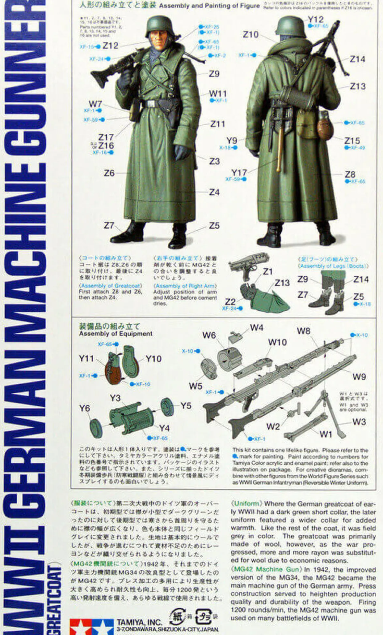 Tamiya 1/16 WWII German in Greatcoat