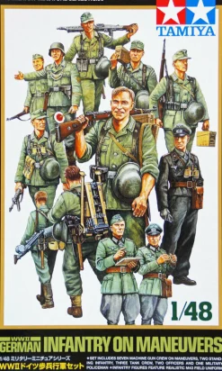 Tamiya 1/48 WWII German Infantry On Manoeuvres