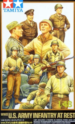 Tamiya 1/48 WWII US Infantry at Rest