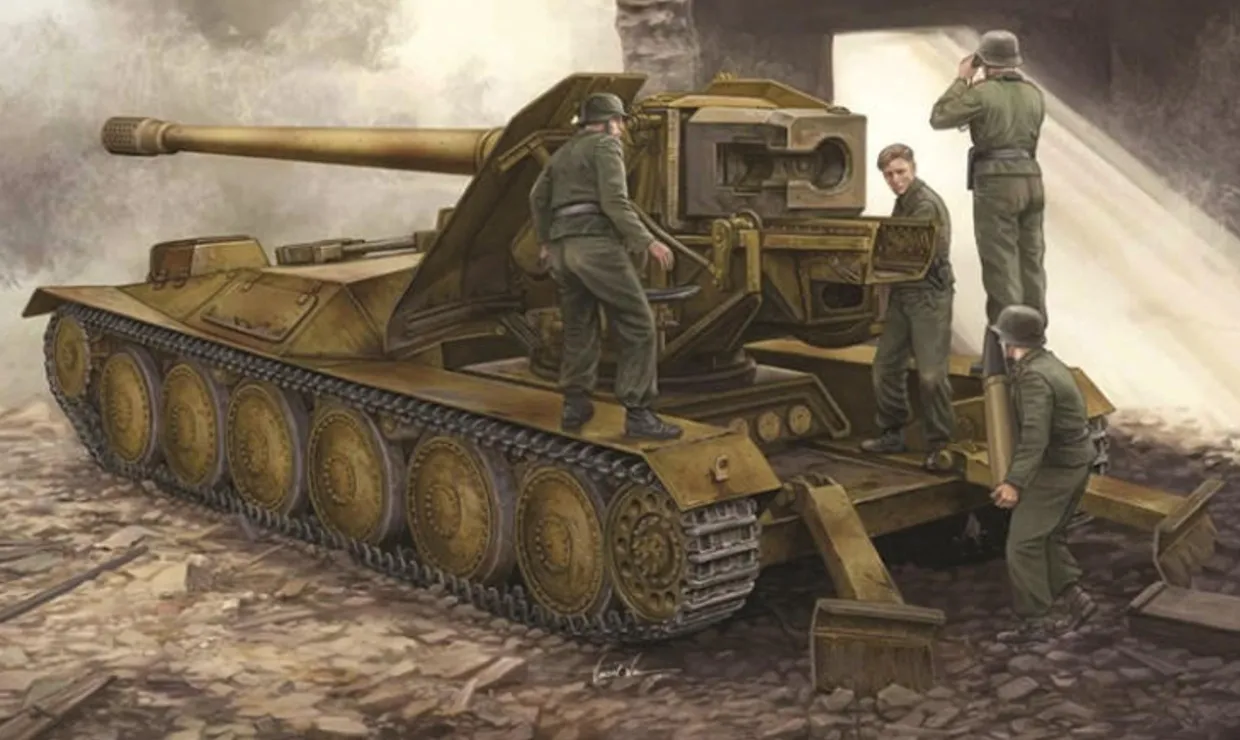 Trumpeter 1/35 12.8cm PaK 44 Waffentrager Krupp 1