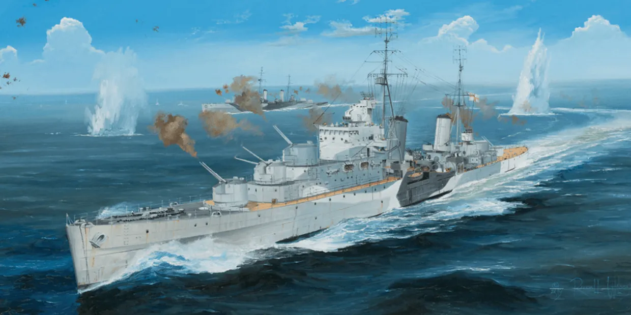 Trumpeter 1/350 HMS Argonaut Dido-class Light Cruiser