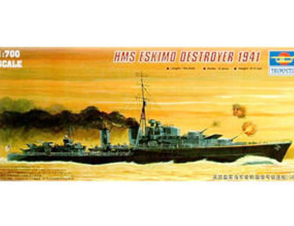 Trumpeter 1/700 HMS Eskimo Destroyer 1941