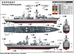 Trumpeter 1/700 HMS Kent F78 Type 23 Frigate