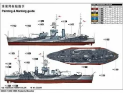 Trumpeter 1/350 HMS Roberts Monitor
