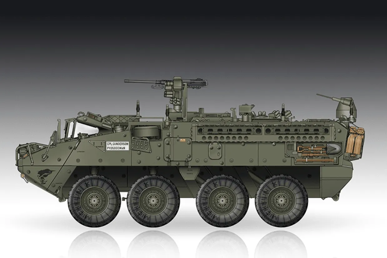 Trumpeter 1/72 M1130 Stryker Armoured Command Vehicle