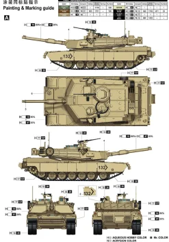 Trumpeter 1/16 M1A2 Abrams SEP MBT