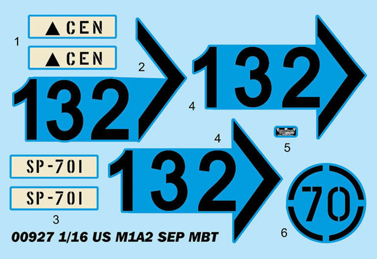 Trumpeter 1/16 M1A2 Abrams SEP MBT