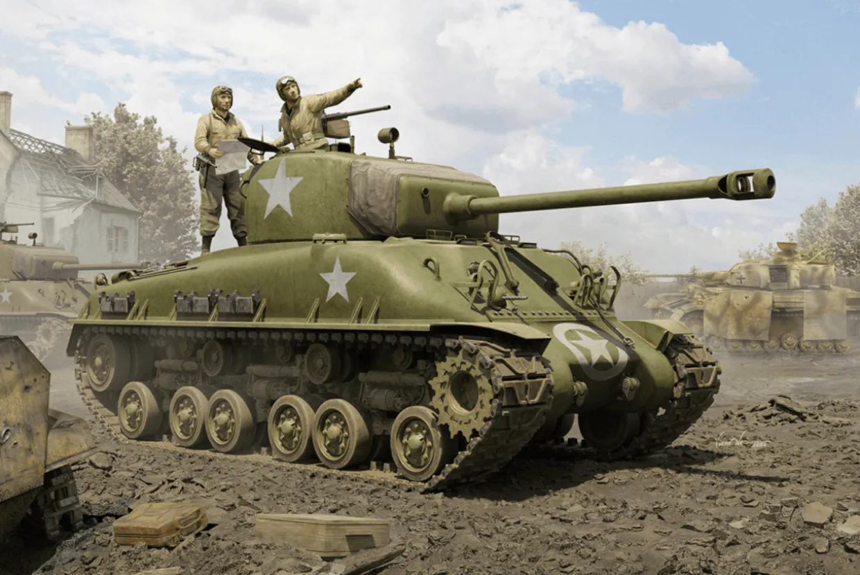 Trumpeter 1/16 M4A1E8 Sherman Easy Eight