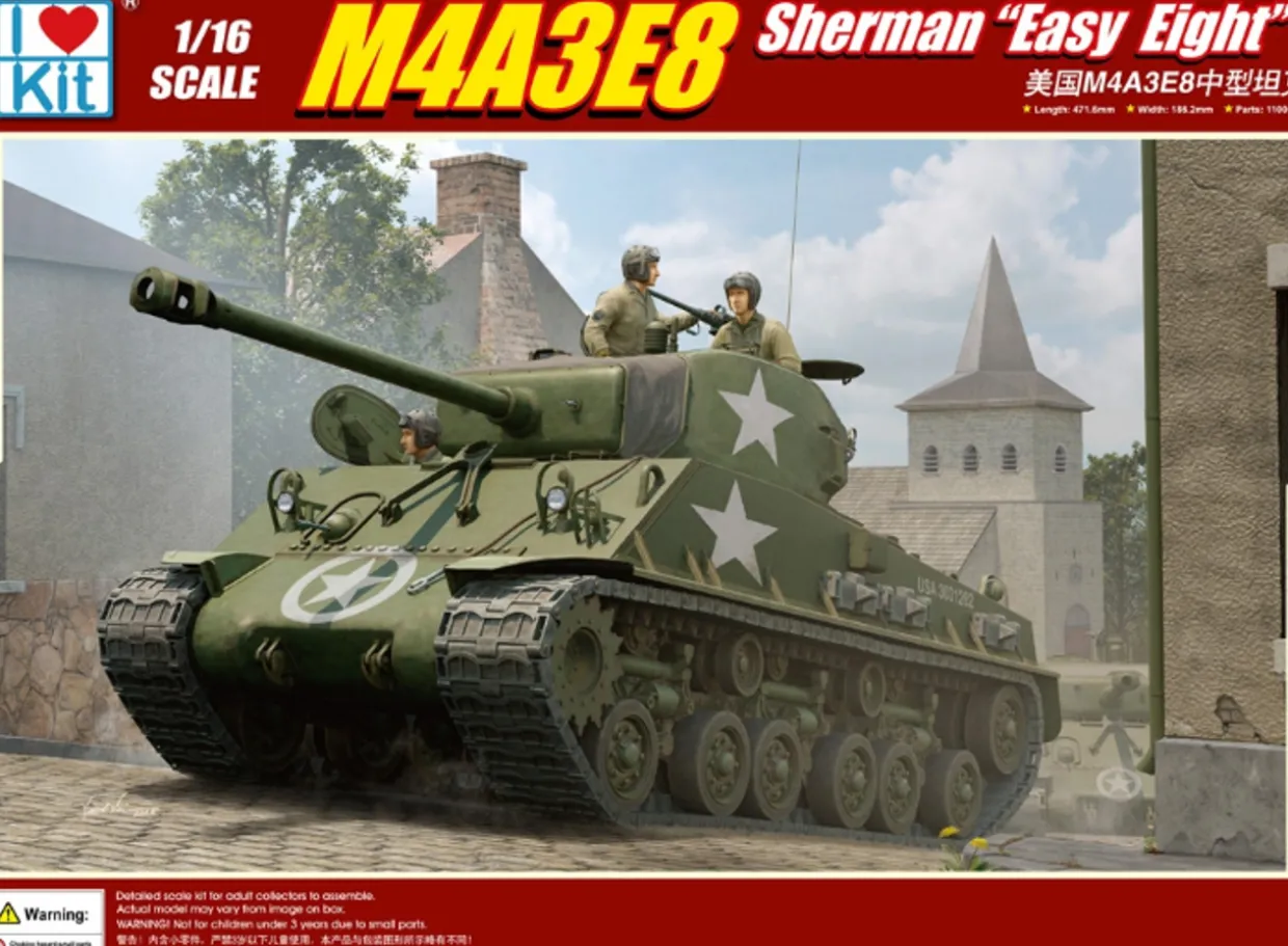Trumpeter 1/16 M4A3E8 Sherman Easy Eight