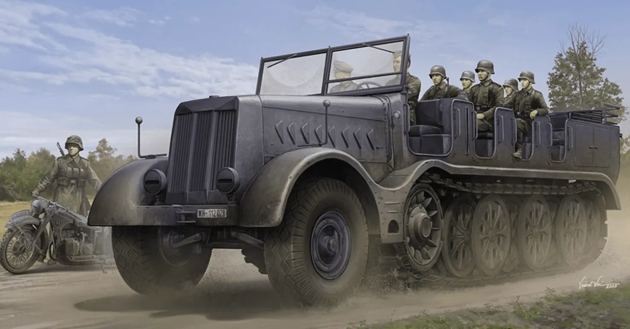 Trumpeter 1/35 Sd.Kfz.9 18t Half-track Artillery Tractor