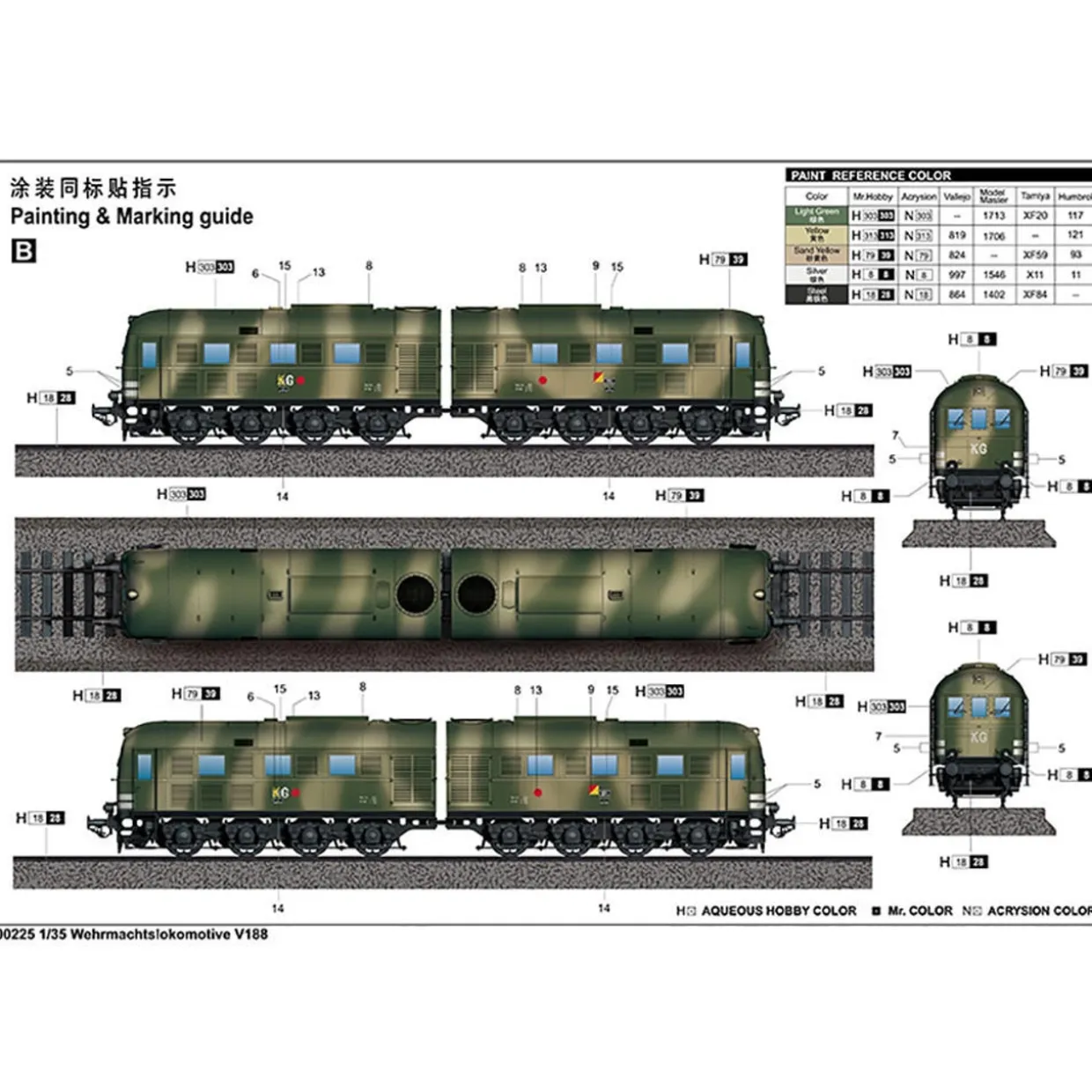 Trumpeter 1/35 Wehrmachtslokomotive V188