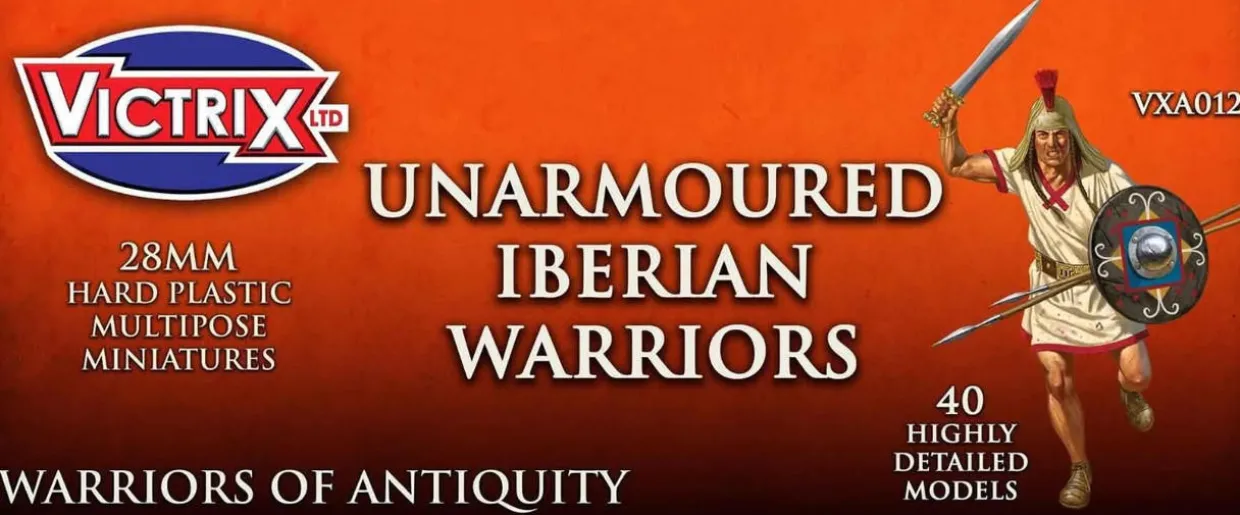 Victrix 28mm Ancient Iberian Unarmoured Warriors