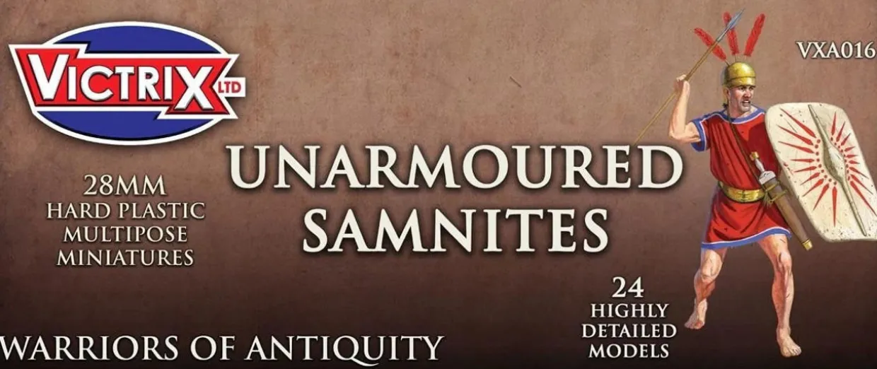 Victrix 28mm Ancient Unarmoured Samnites