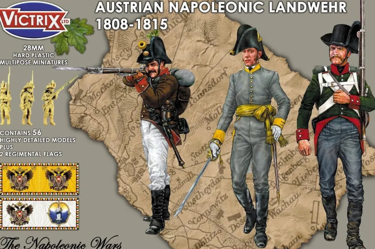 Victrix 28mm Austrian Napoleonic Landwehr 1808-1815