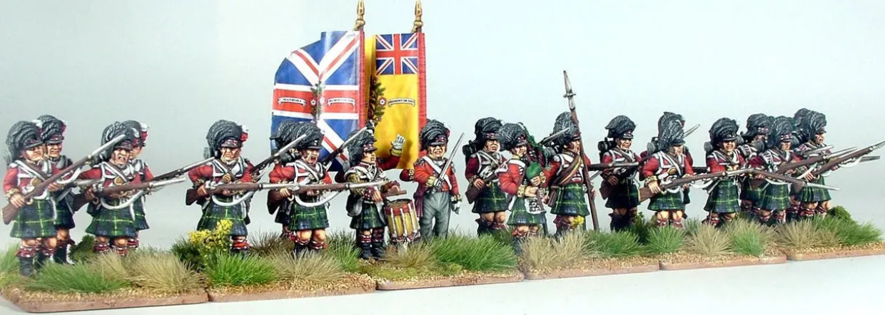 Victrix 28mm British Napoleonic Highlander Centre Companies