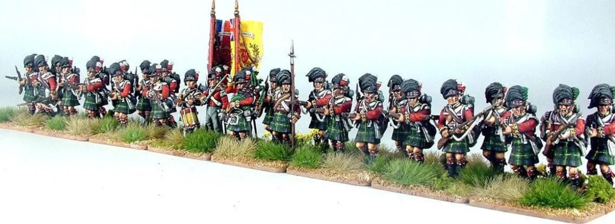 Victrix 28mm British Napoleonic Highlander Centre Companies