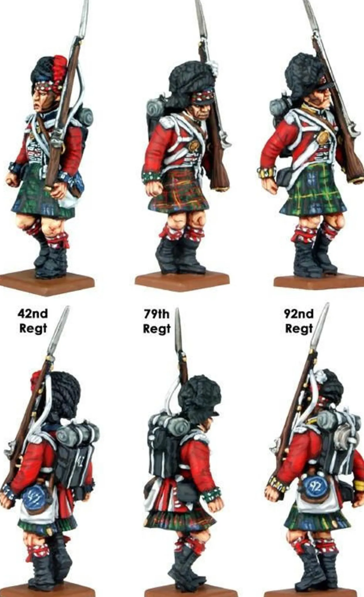 Victrix 28mm British Napoleonic Highlander Centre Companies