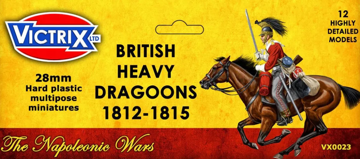 Victrix 28mm British Napoleonic Heavy Dragoons 1812-1815