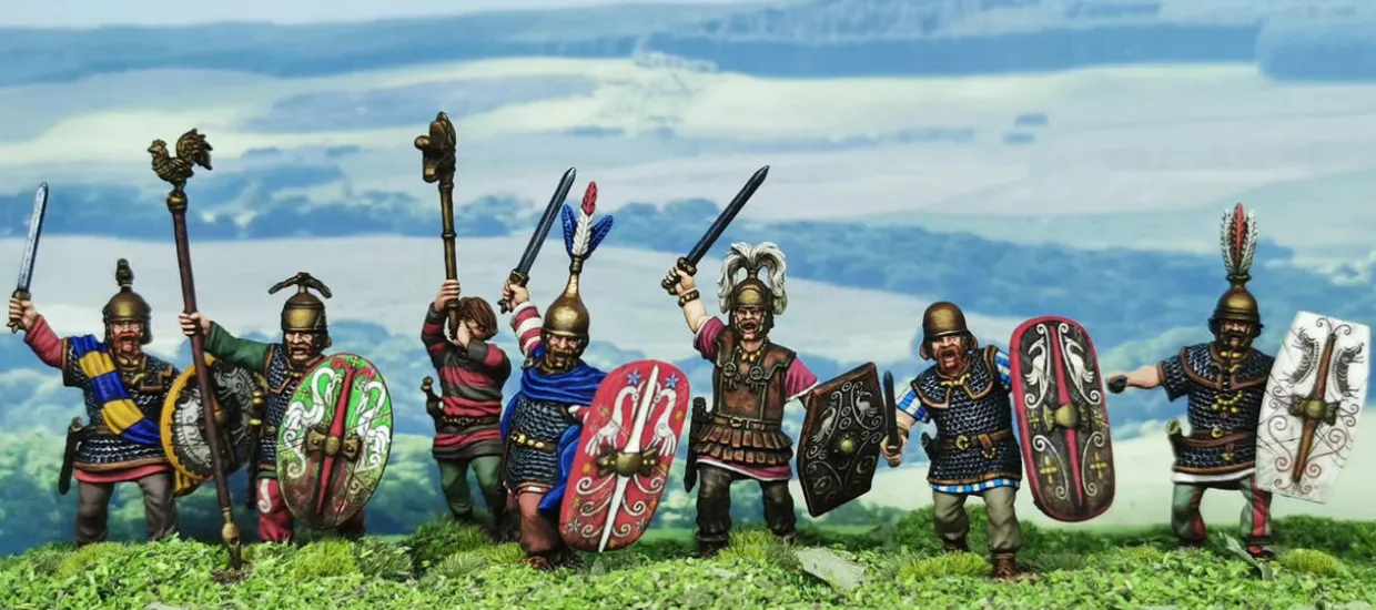 Victrix 28mm Gallic Armoured Warriors