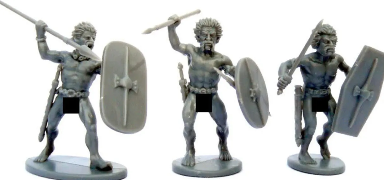 Victrix 28mm Gallic Naked Fanatics