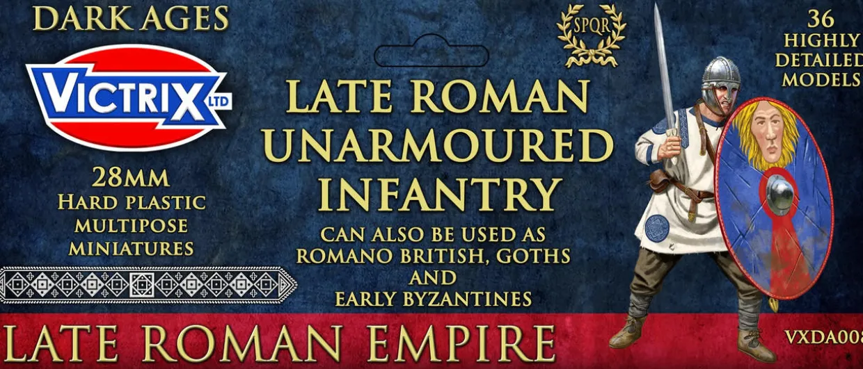 Victrix 28mm Late Roman Unarmoured Infantry