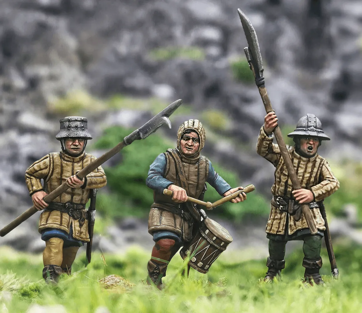 Victrix 28mm Medieval Foot Sergeants 12-13th Century