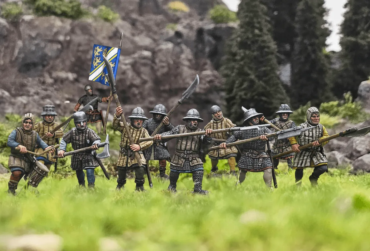 Victrix 28mm Medieval Foot Sergeants 12-13th Century