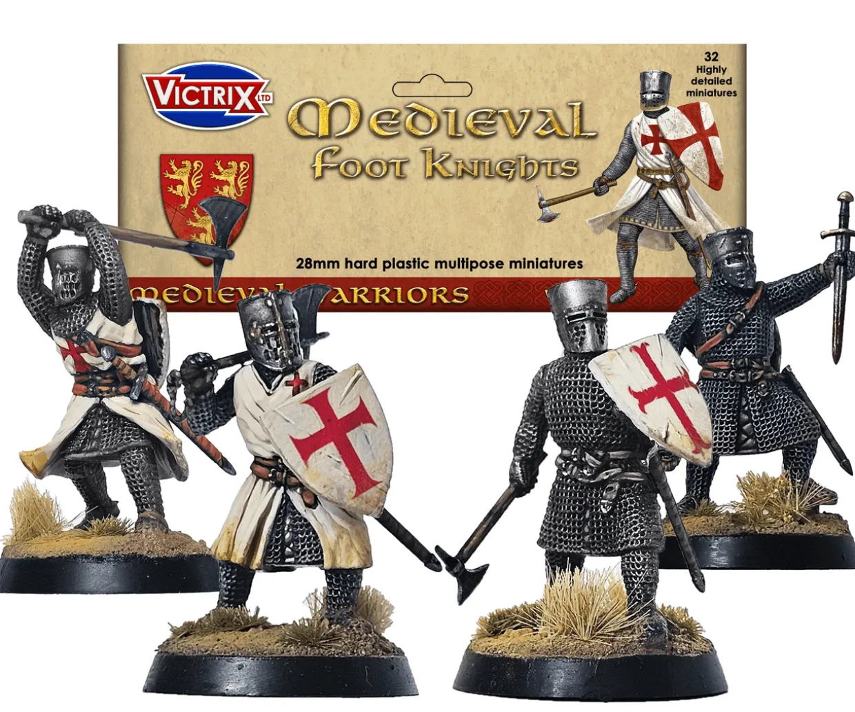 Victrix 28mm Medieval Foot Knights 12-13th Century