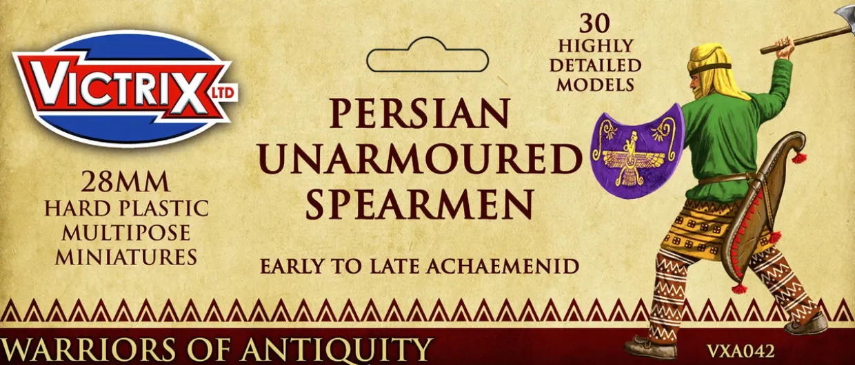 Victrix 28mm Persian Unarmoured Spearmen
